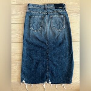 MOTHER superior the swooner straight a chew midi skirt cowboys dont cry size 25